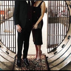 Lovers and Friends Black backless dress